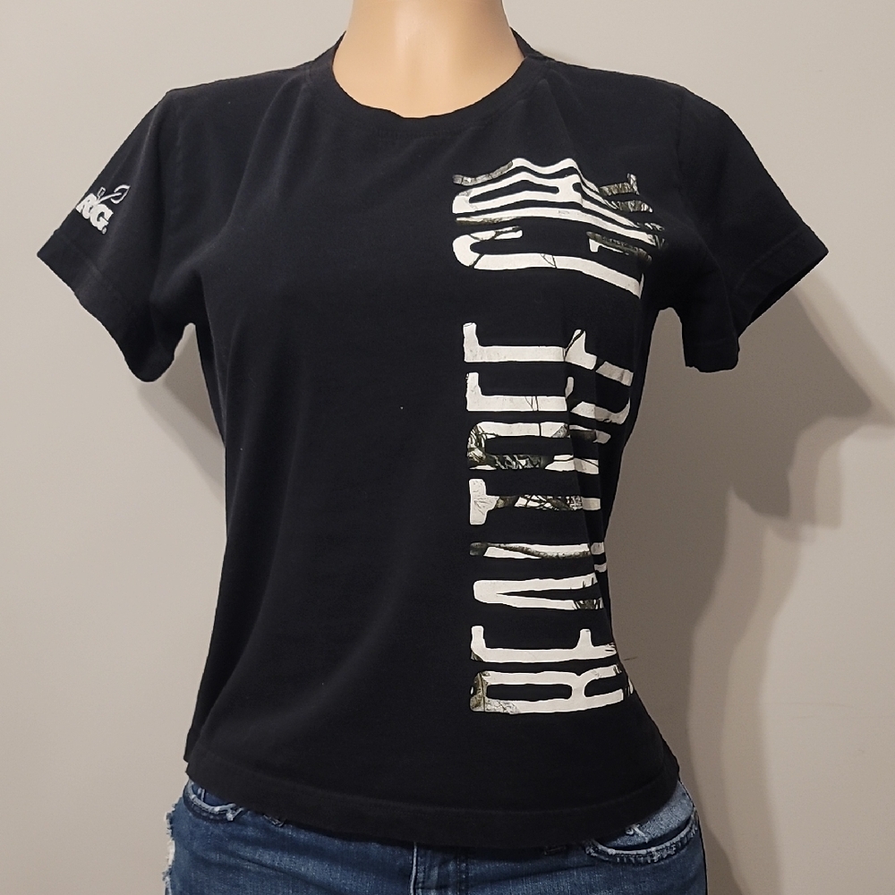 Realtree Black Graphic Short Sleeve Tee
